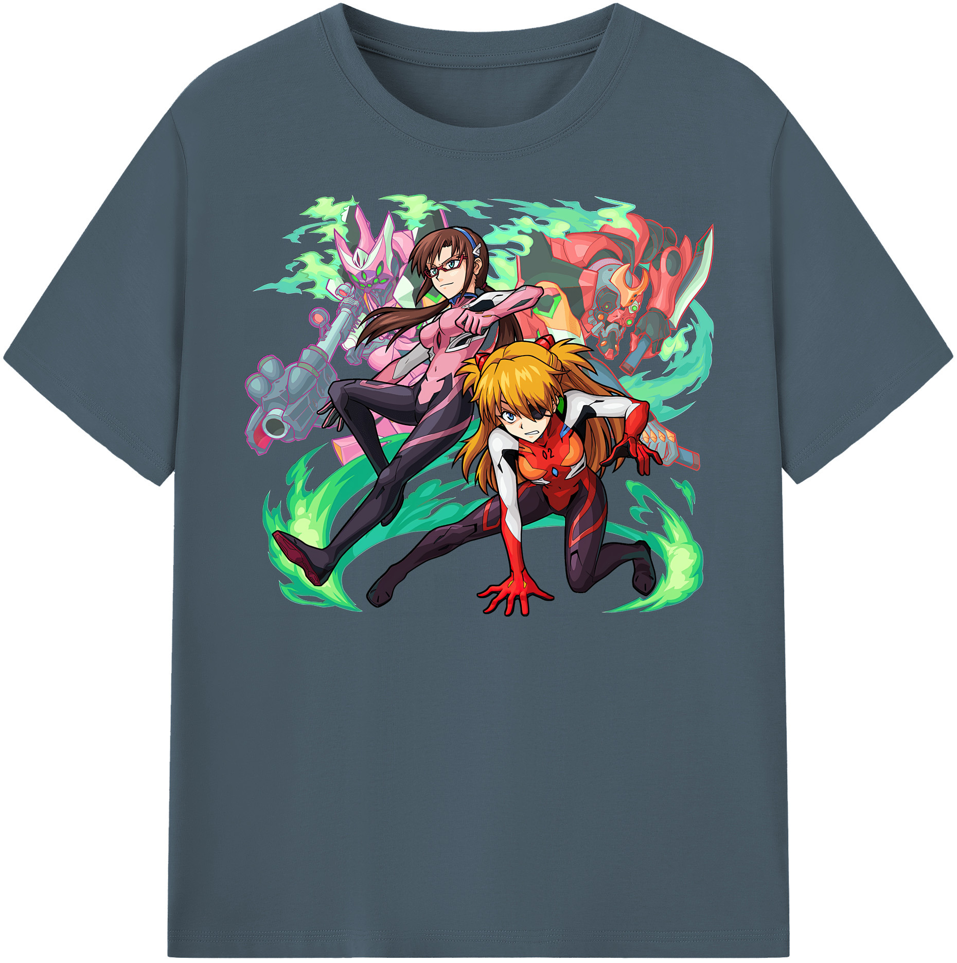 （画像用） EVA 新世紀エヴァンゲリオン 綿100％半袖Tシャツ（フロントプリント）